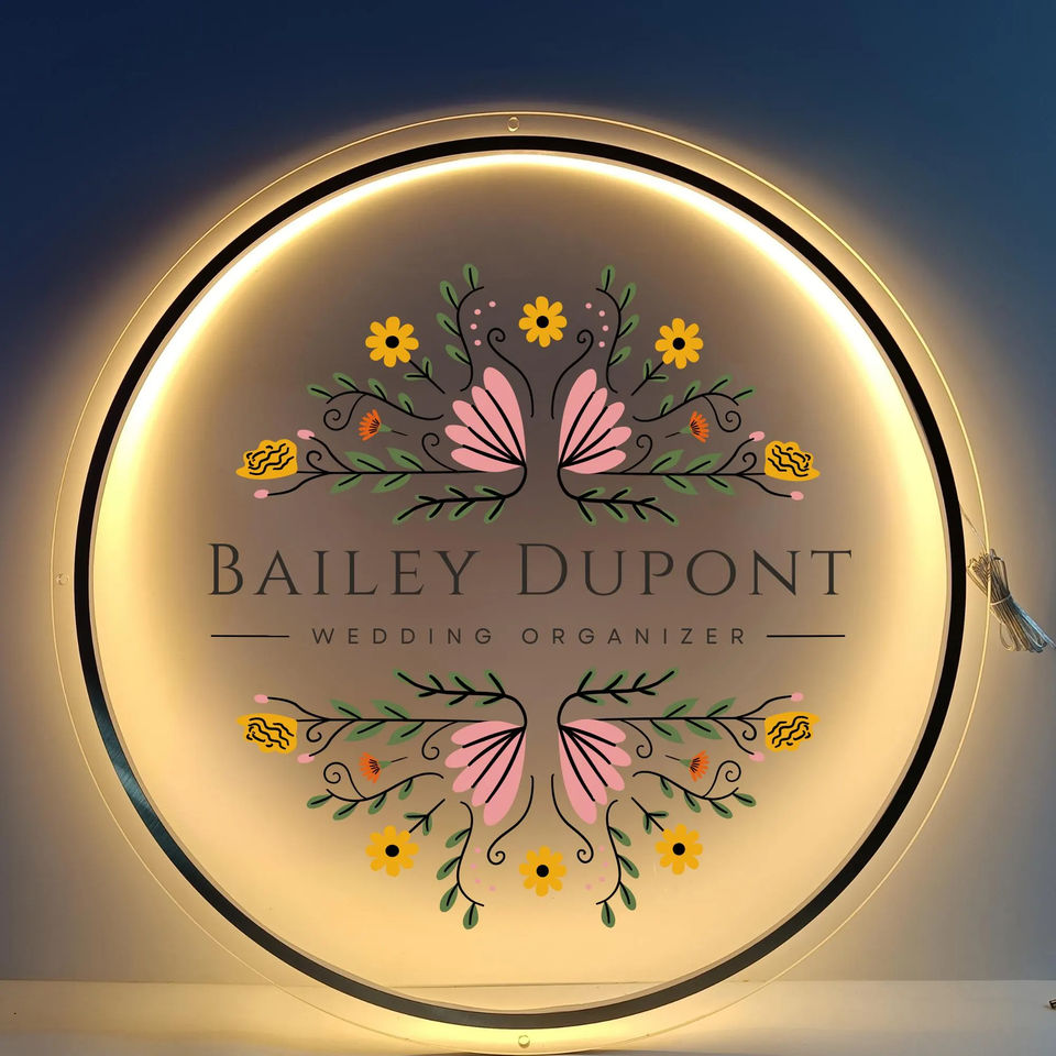 Lighting Decor Company - Custom Shop Logo 3D Acryl Schilder