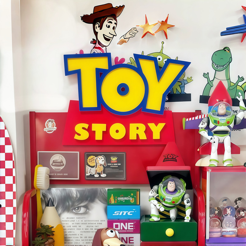 Lighting Home Decor Items - TOY STORY 3D-Logo Leuchtschild Cartoon-Charakter Nachtlicht