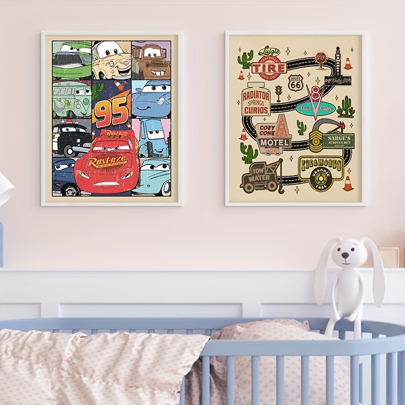 Lighting Mcqueen Decor - Cars Charaktere Lightning McQueen Kunstdrucke Cars