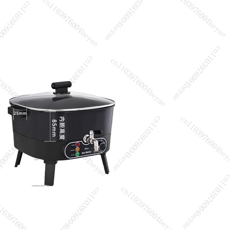 Wax Melter Electric - Elektrischer Wachsschmelztopf, 6 l, antihaftbeschichtet, für