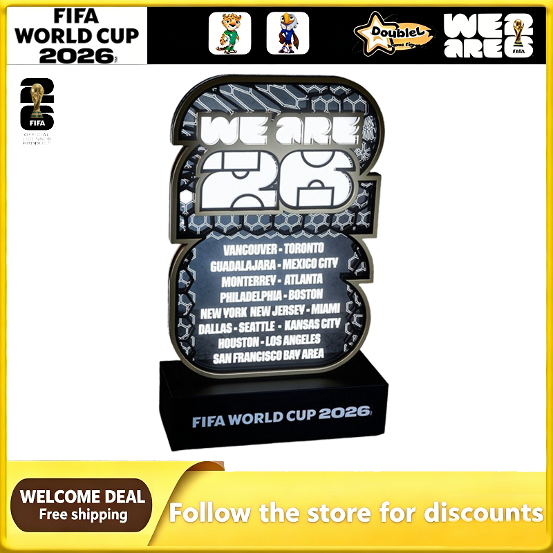 Lighting Home Decor Items - FIFA-Weltmeisterschafts-Stadt 3D LED-Nachtlicht USB-Tischlampe Schlafzimmer Heimdekoration