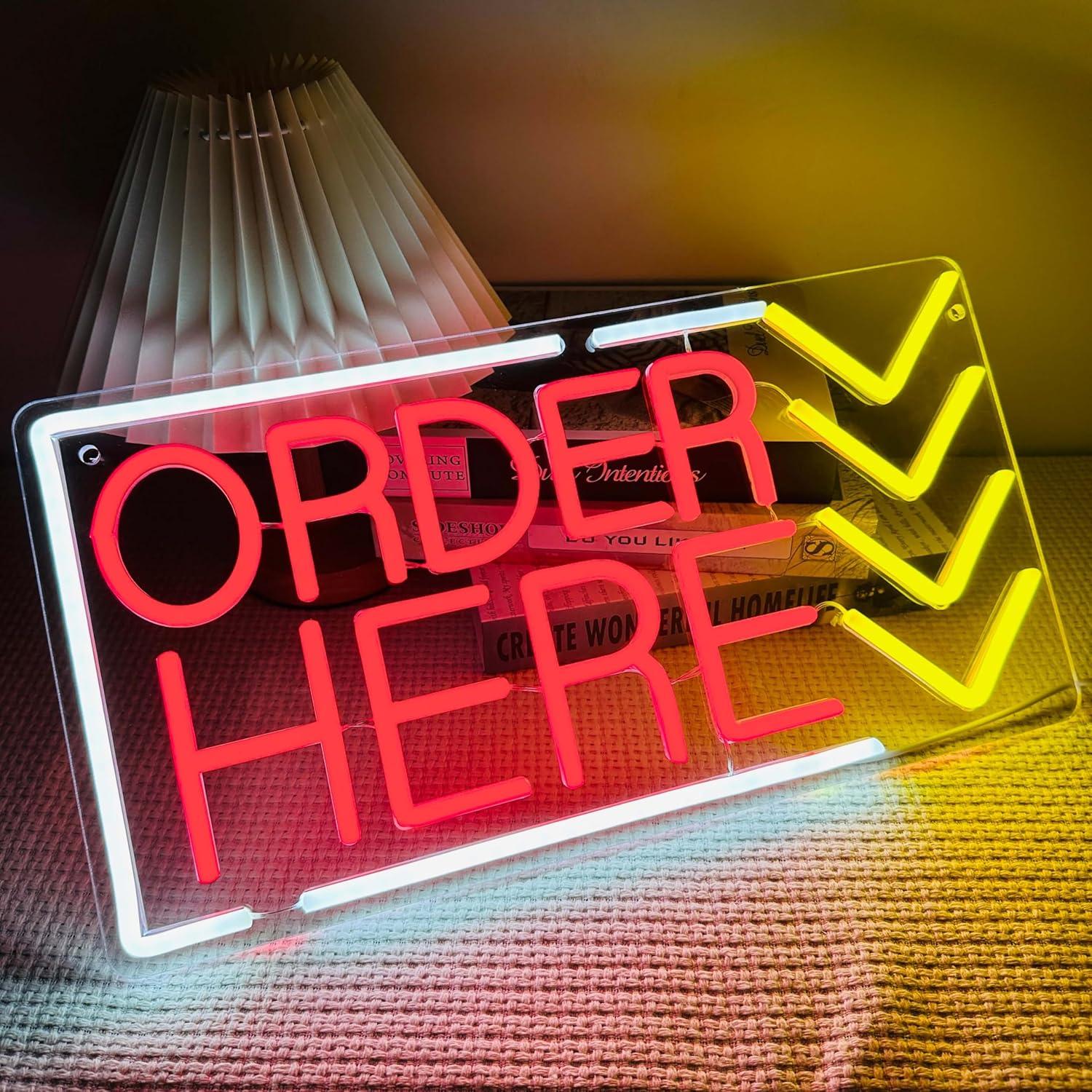Wall Decor Lighting - Neonschild mit USB-Anschluss und Dimmbarer LED-Beleuchtung