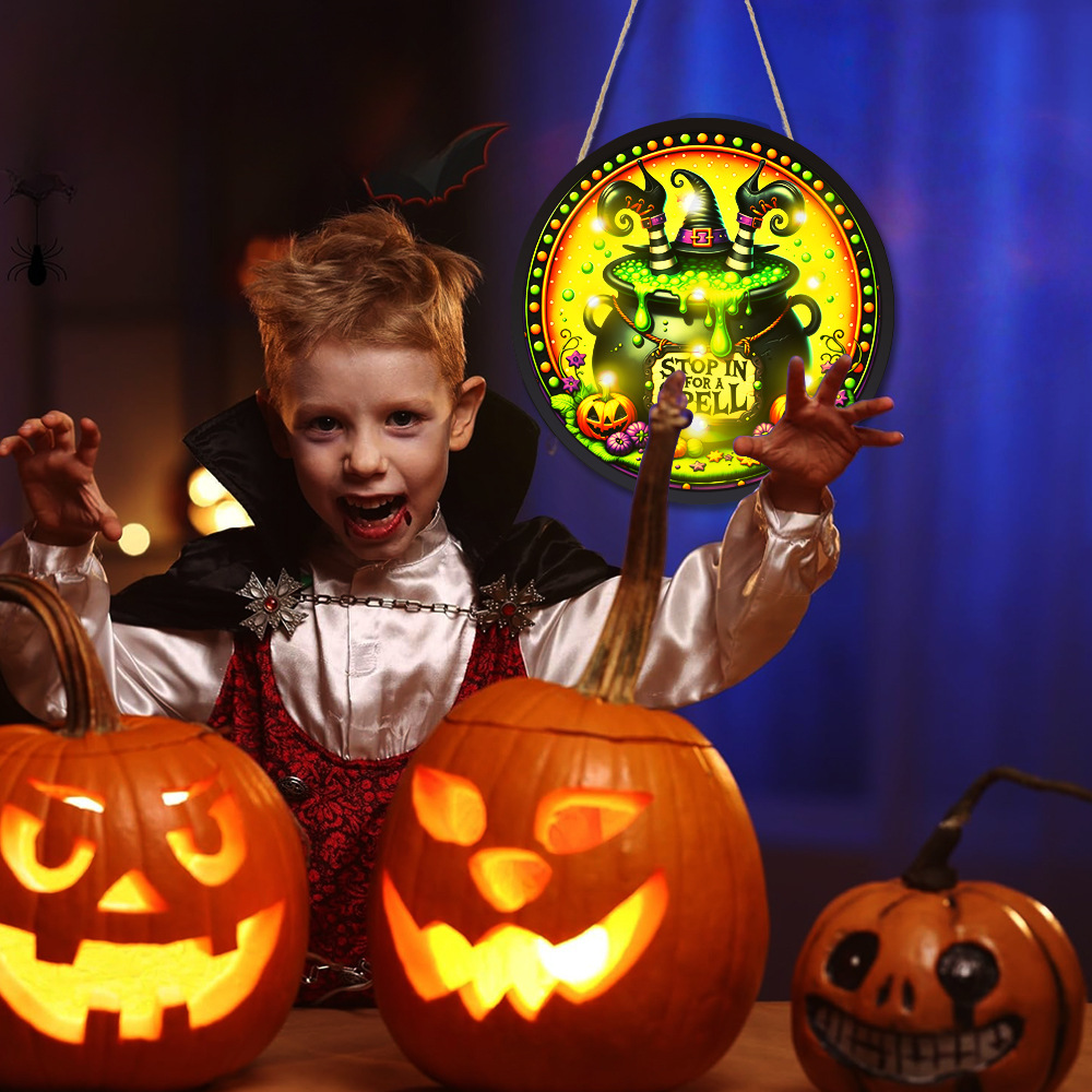 Halloween leuchtendes Wandbeha – Home Decor Lighting Tricks Bewertung und Preis