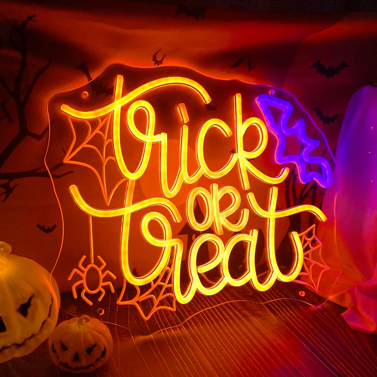 Süßes oder Saures LED-Neonschi – Home Decor Lighting Tricks Bewertung und Preis