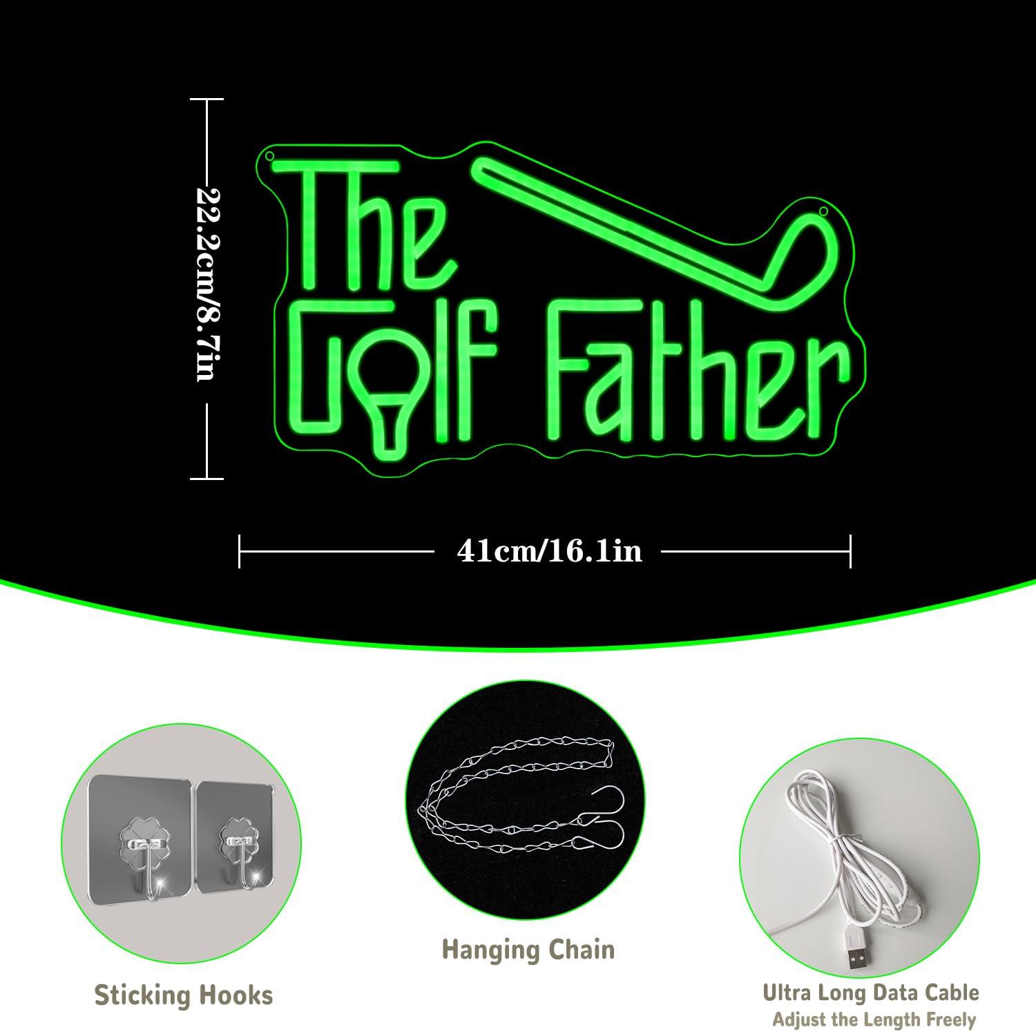 The Golf Father Neon-Schild US – Wall Decor Lighting Bewertung und Preis