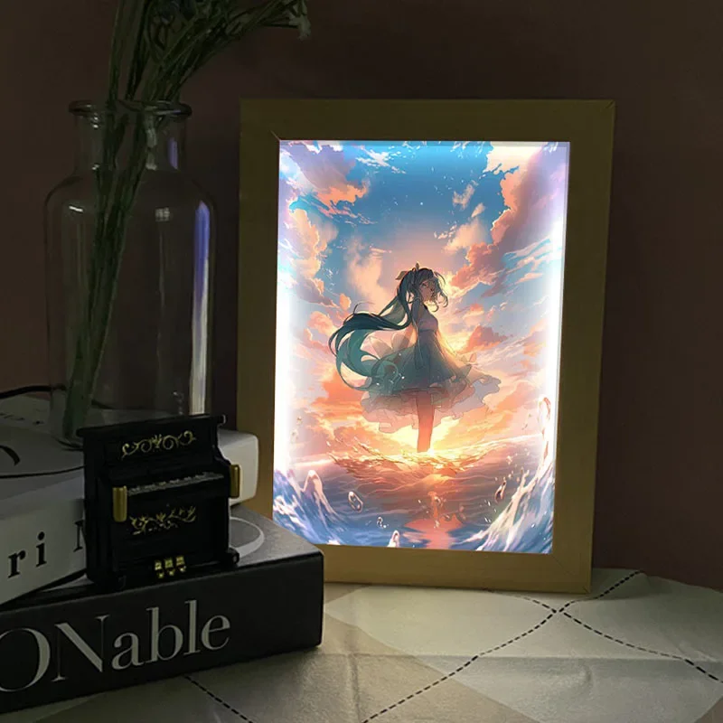 Hatsune Miku Serie Lichtmalere – Lighting Decor Photos Bewertung und Preis
