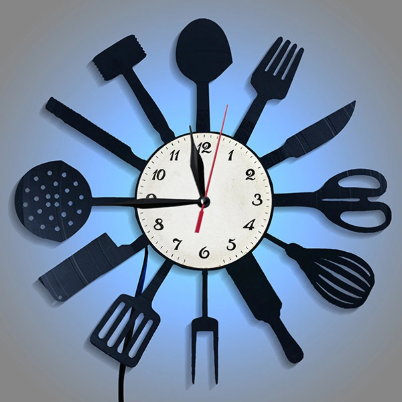Küche Dekorative Geschirr Scha – Lighting Home Decor Wall Clocks Bewertung und Preis
