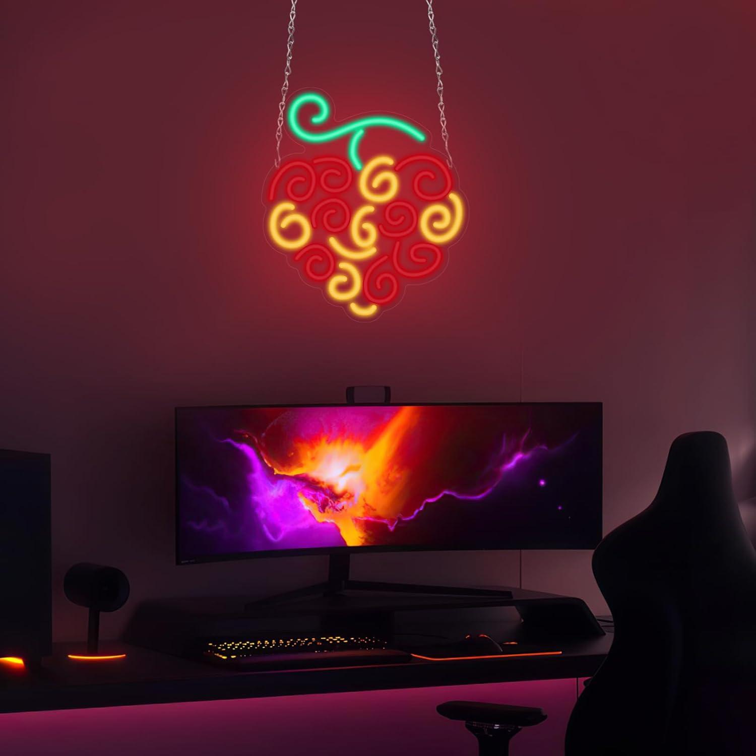 Cyber Fruit Neon-Schild USB Di – Wall Decor Lighting Bewertung und Preis