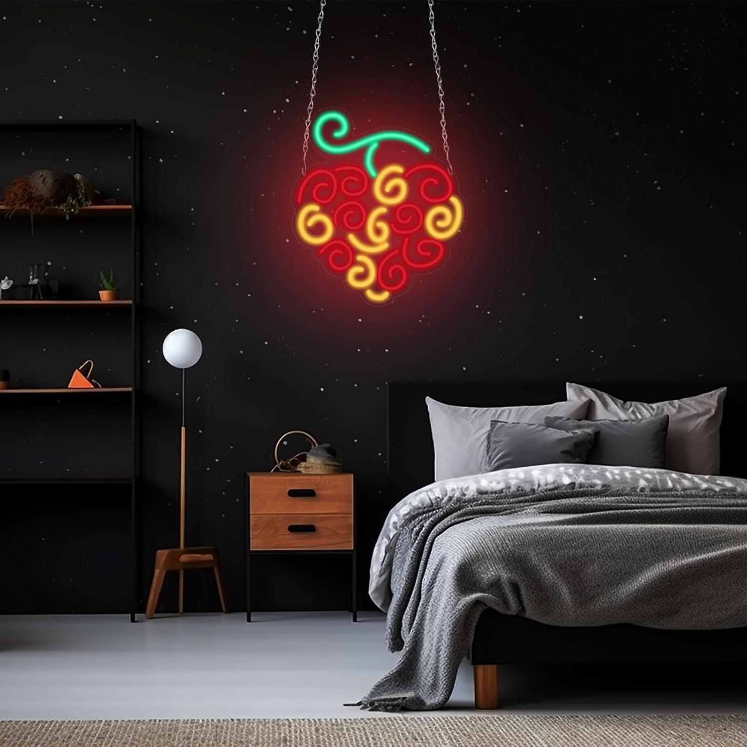 Cyber Fruit Neon-Schild USB Di – Wall Decor Lighting Bewertung und Preis