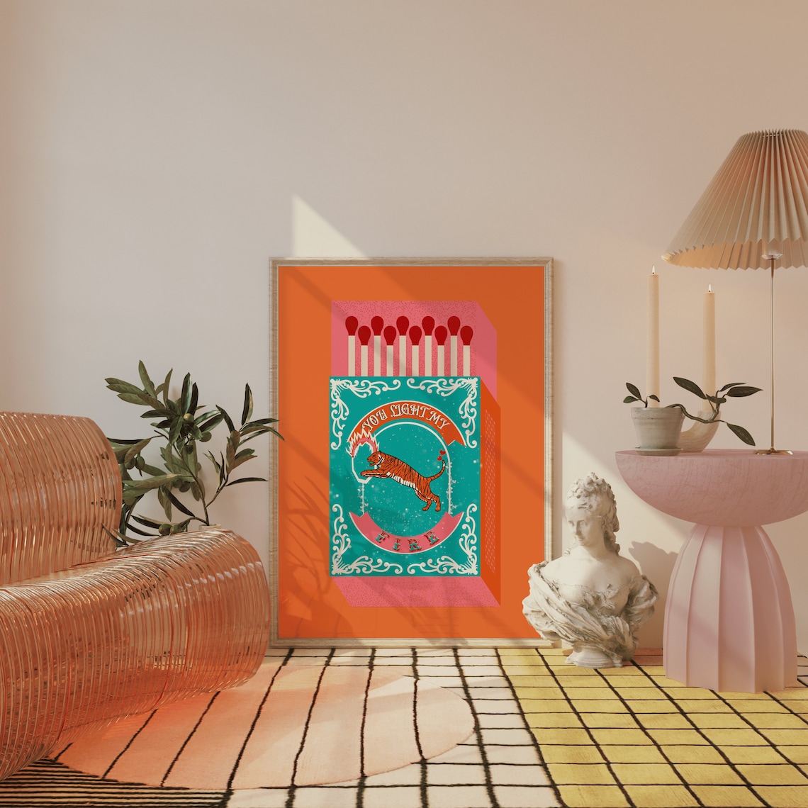 You Light My Fire Orange Match – Orange Lighting Decor Bewertung und Preis