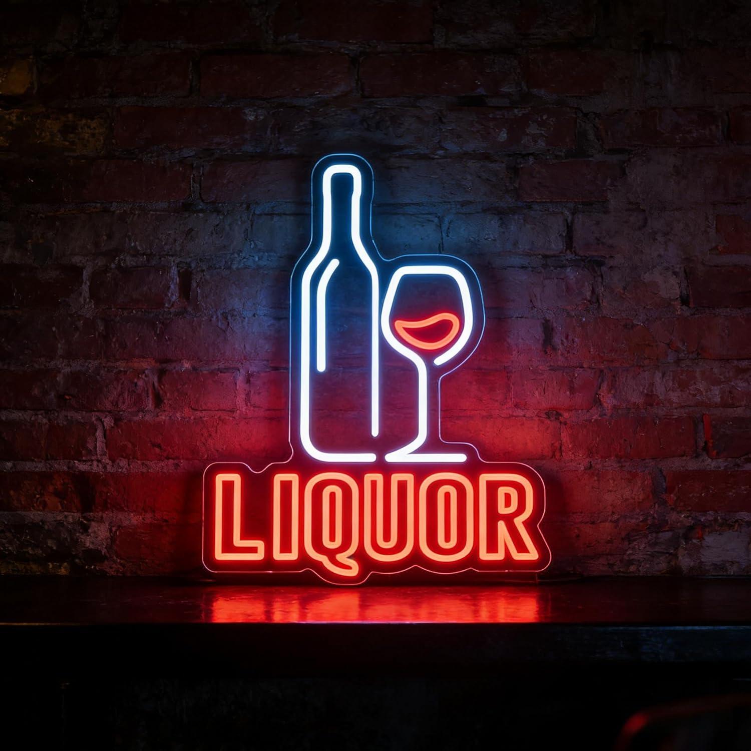 Liquor Neonschild USB Dimmbare – Wall Decor Lighting Bewertung und Preis