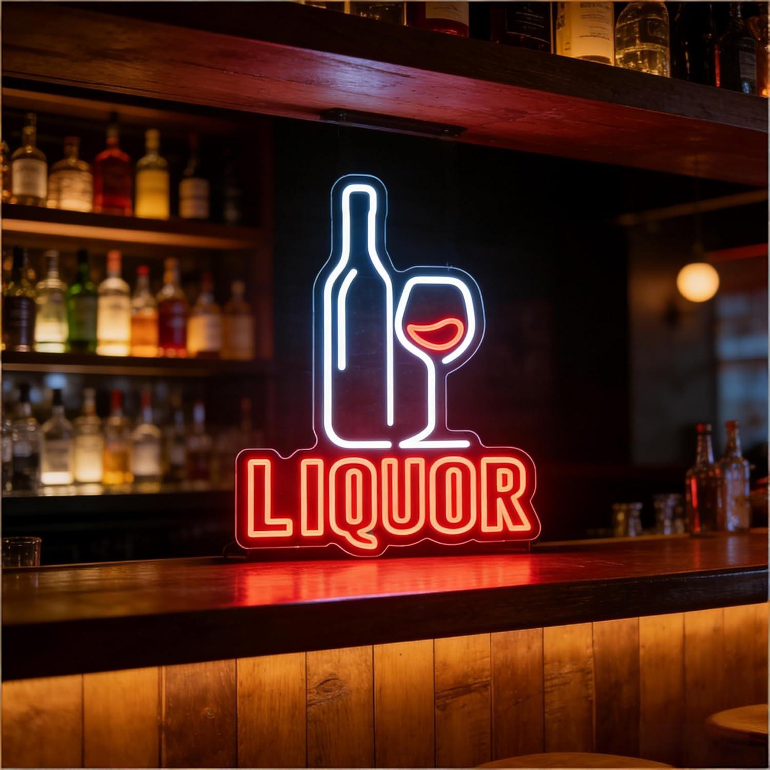 Liquor Neonschild USB Dimmbare – Wall Decor Lighting Bewertung und Preis