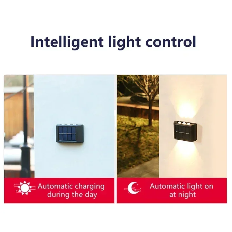 LED Solarleuchte für Außen, Wa – Wall Decor Lighting Bewertung und Preis