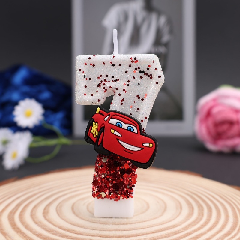 Cartoon 0-9 Digitale Kuchendek – Lighting Mcqueen Decor Bewertung und Preis
