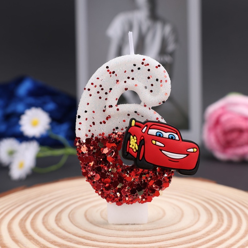 Cartoon 0-9 Digitale Kuchendek – Lighting Mcqueen Decor Bewertung und Preis