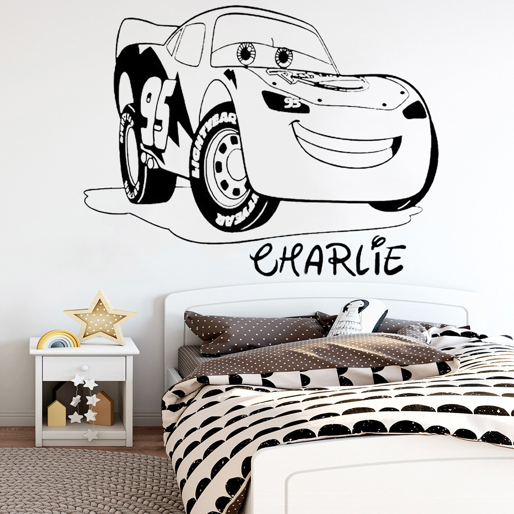 Personalisierte Name Wand Abzi – Lighting Mcqueen Decor Bewertung und Preis