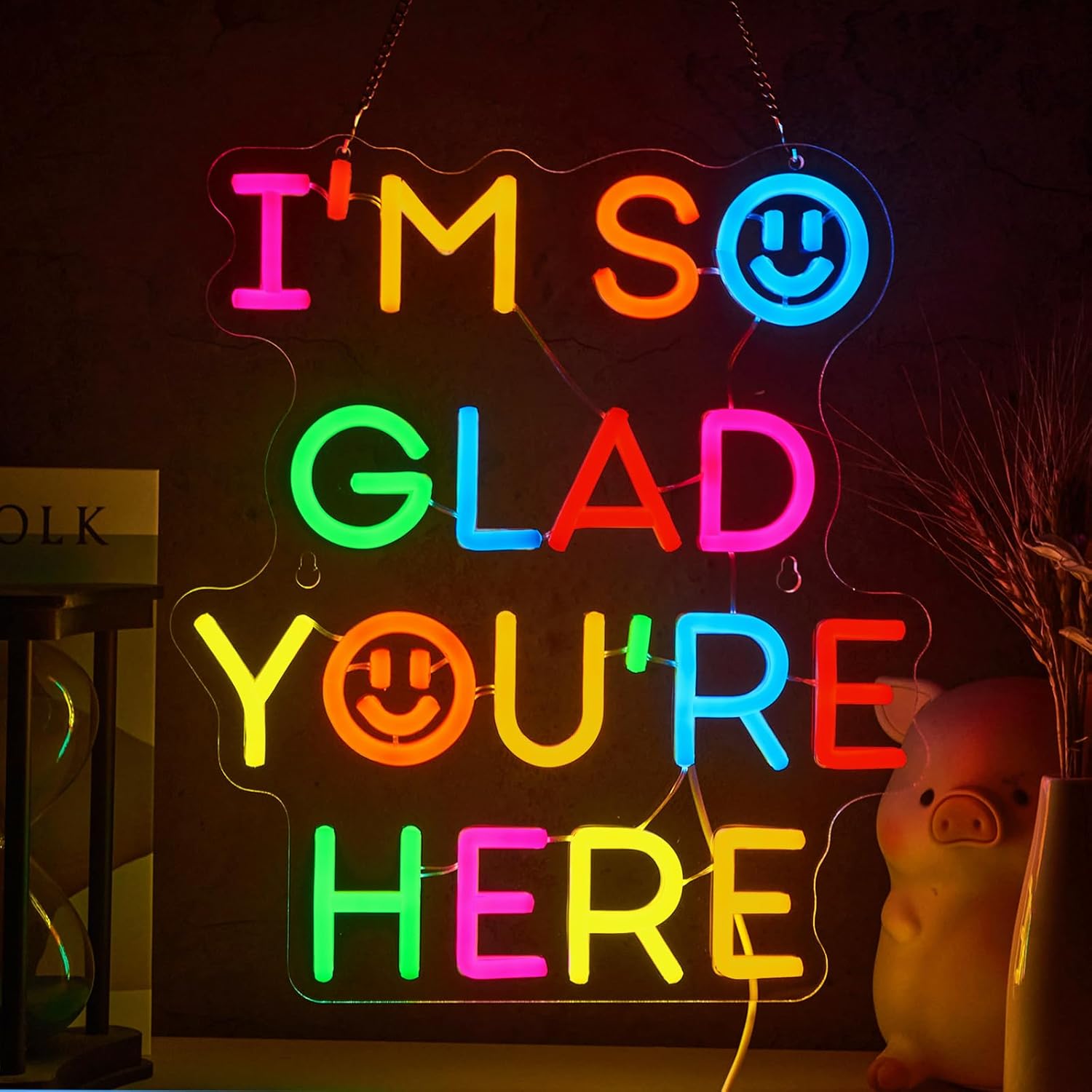   Ich Bin So Glücklich, Dass – Wall Decor Lighting Bewertung und Preis