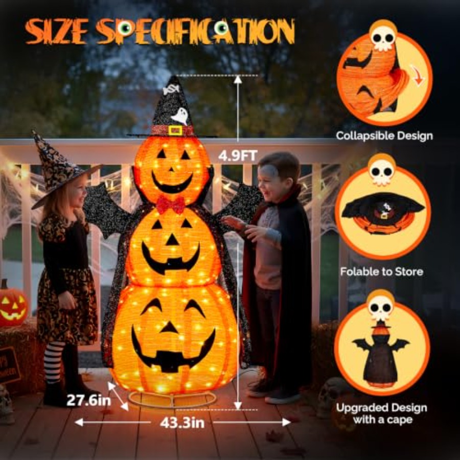 Halloween-Dekorationen für den – Orange Lighting Decor Bewertung und Preis
