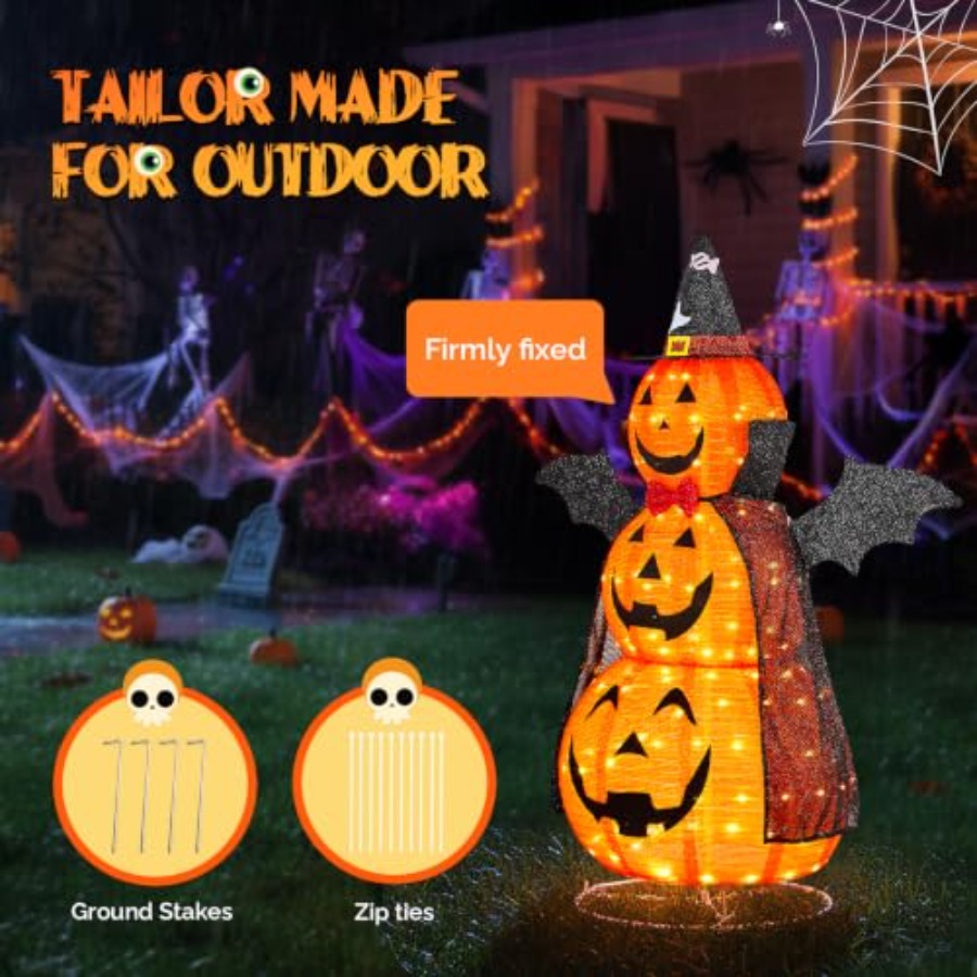 Halloween-Dekorationen für den – Orange Lighting Decor Bewertung und Preis