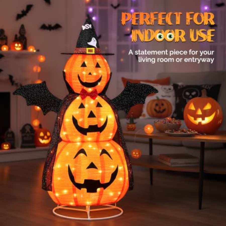 Halloween-Dekorationen für den – Orange Lighting Decor Bewertung und Preis