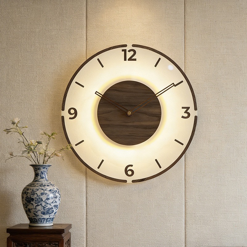 Minimalistische Wanduhr Transp – Lighting Home Decor Wall Clocks Bewertung und Preis