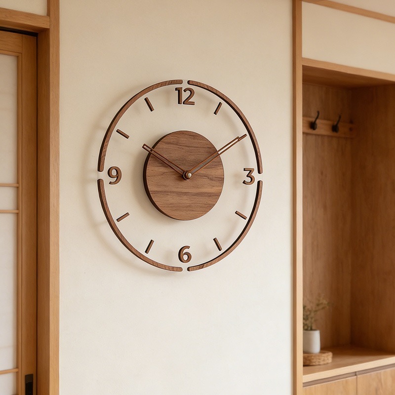 Minimalistische Wanduhr Transp – Lighting Home Decor Wall Clocks Bewertung und Preis