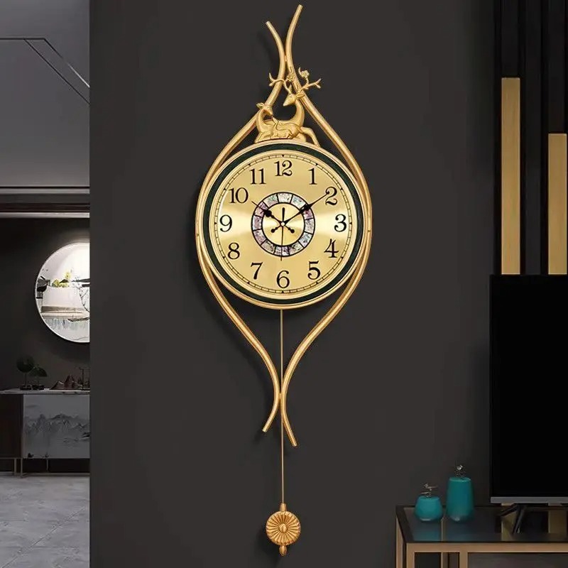 Europäische Messing-Wanduhr Ho – Lighting Home Decor Wall Clocks Bewertung und Preis