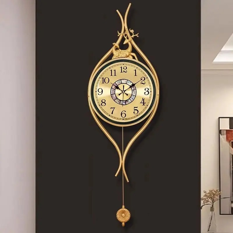 Europäische Messing-Wanduhr Ho – Lighting Home Decor Wall Clocks Bewertung und Preis