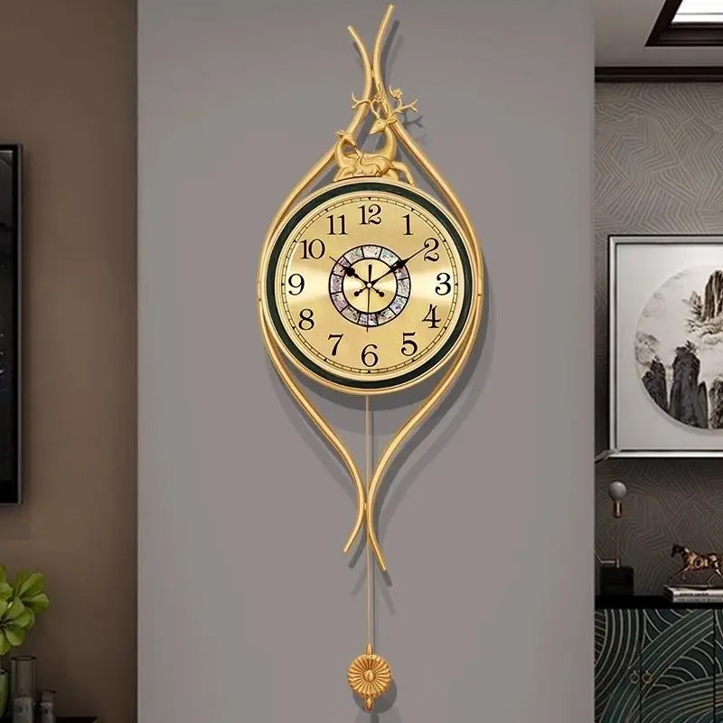 Europäische Messing-Wanduhr Ho – Lighting Home Decor Wall Clocks Bewertung und Preis