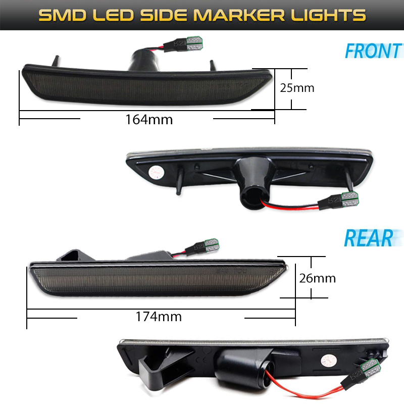 2 stücke Auto Vorne Hinten Sto – Orange Lighting Decor Bewertung und Preis