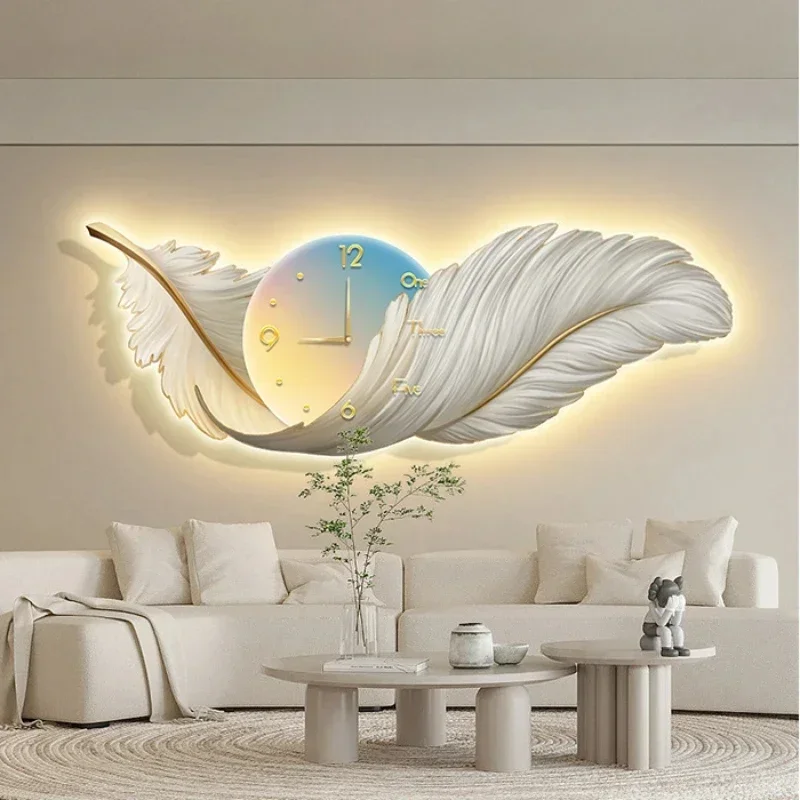 Kunst-Uhren LED-Wanduhr Luxuri – Lighting Home Decor Wall Clocks Bewertung und Preis