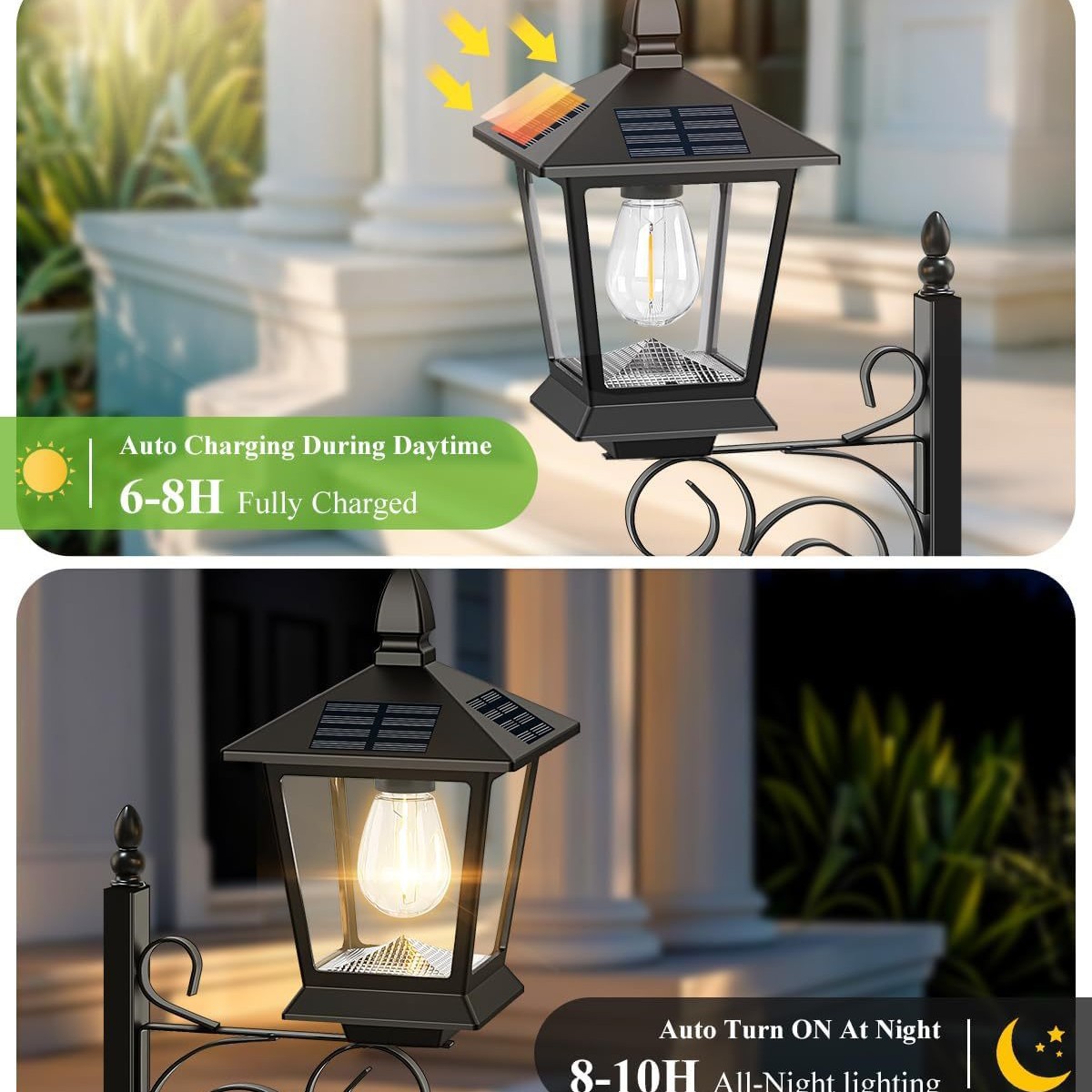 2-in-1 Solar-Pflanzgefäßlampe, – Wall Decor Lighting Bewertung und Preis