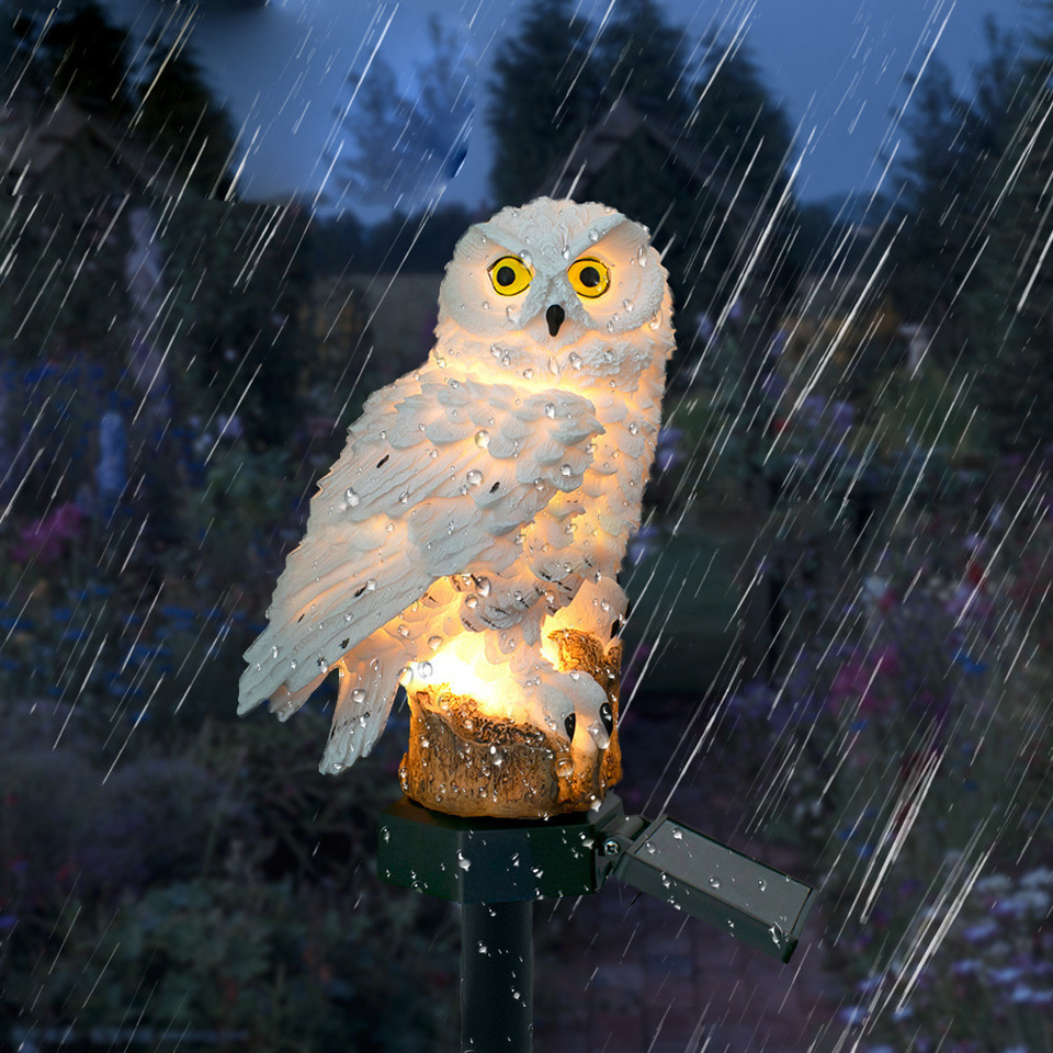 Solar-Eulen-Statue Gartenleuch – Lighting Decor Ideas Bewertung und Preis