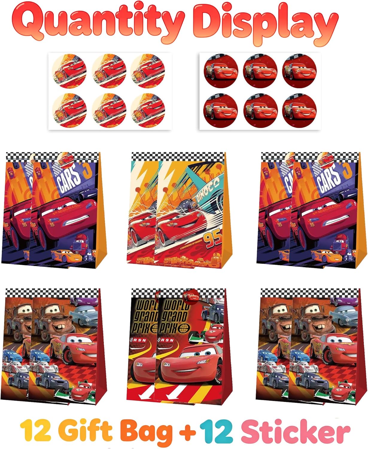 Niedliche Auto-Geschenktüten m – Lighting Mcqueen Decor Bewertung und Preis