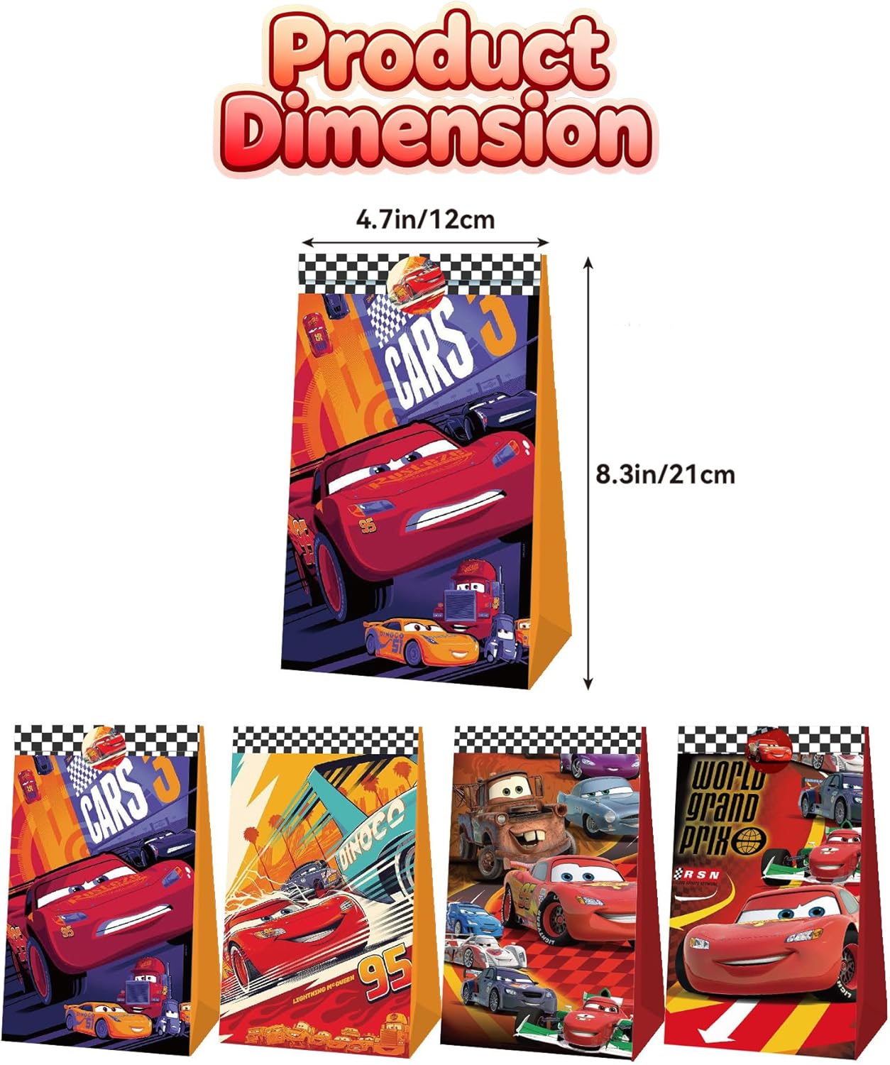 Niedliche Auto-Geschenktüten m – Lighting Mcqueen Decor Bewertung und Preis