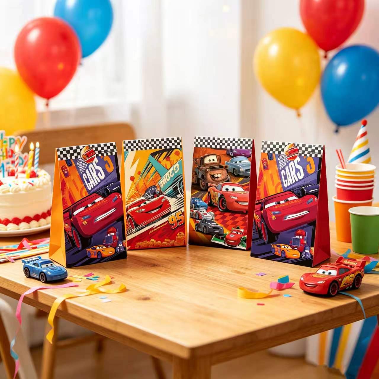 Niedliche Auto-Geschenktüten m – Lighting Mcqueen Decor Bewertung und Preis