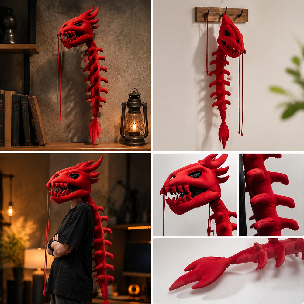 Drachen-Schädel-Säulen-Plüschh – Lighting Design Decor Bewertung und Preis