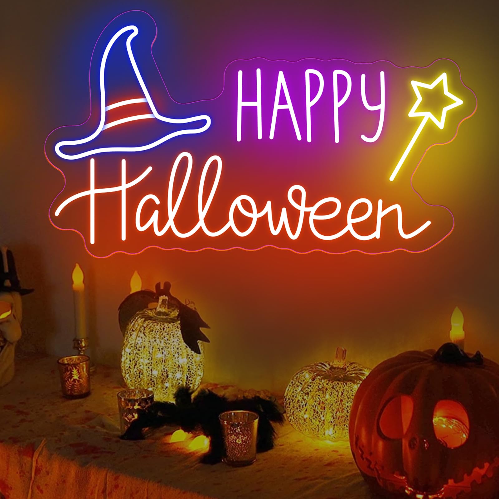 Happy Halloween Fledermaus LED – Home Decor Lighting Tricks Bewertung und Preis