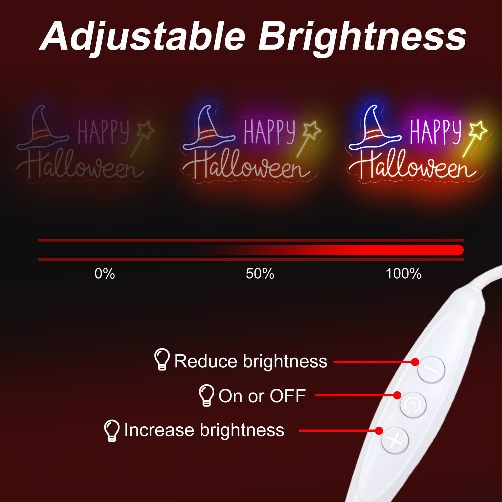 Happy Halloween Fledermaus LED – Home Decor Lighting Tricks Bewertung und Preis