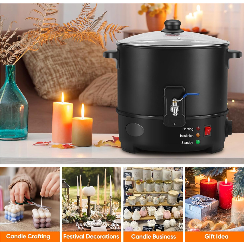 6L Kleine Wachsschmelzer Paraf – Wax Melter Electric Bewertung und Preis