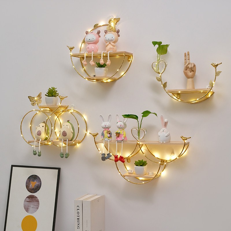 Bohrfreies Wandregal Wohnzimme – Lighting Metal Wall Decor Bewertung und Preis