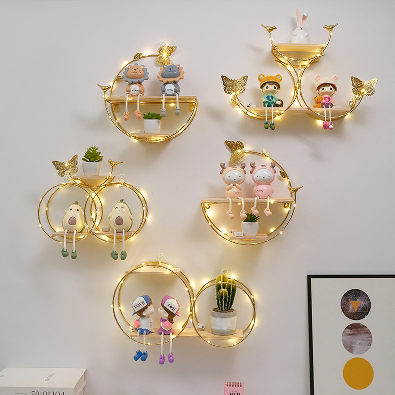 Bohrfreies Wandregal Wohnzimme – Lighting Metal Wall Decor Bewertung und Preis