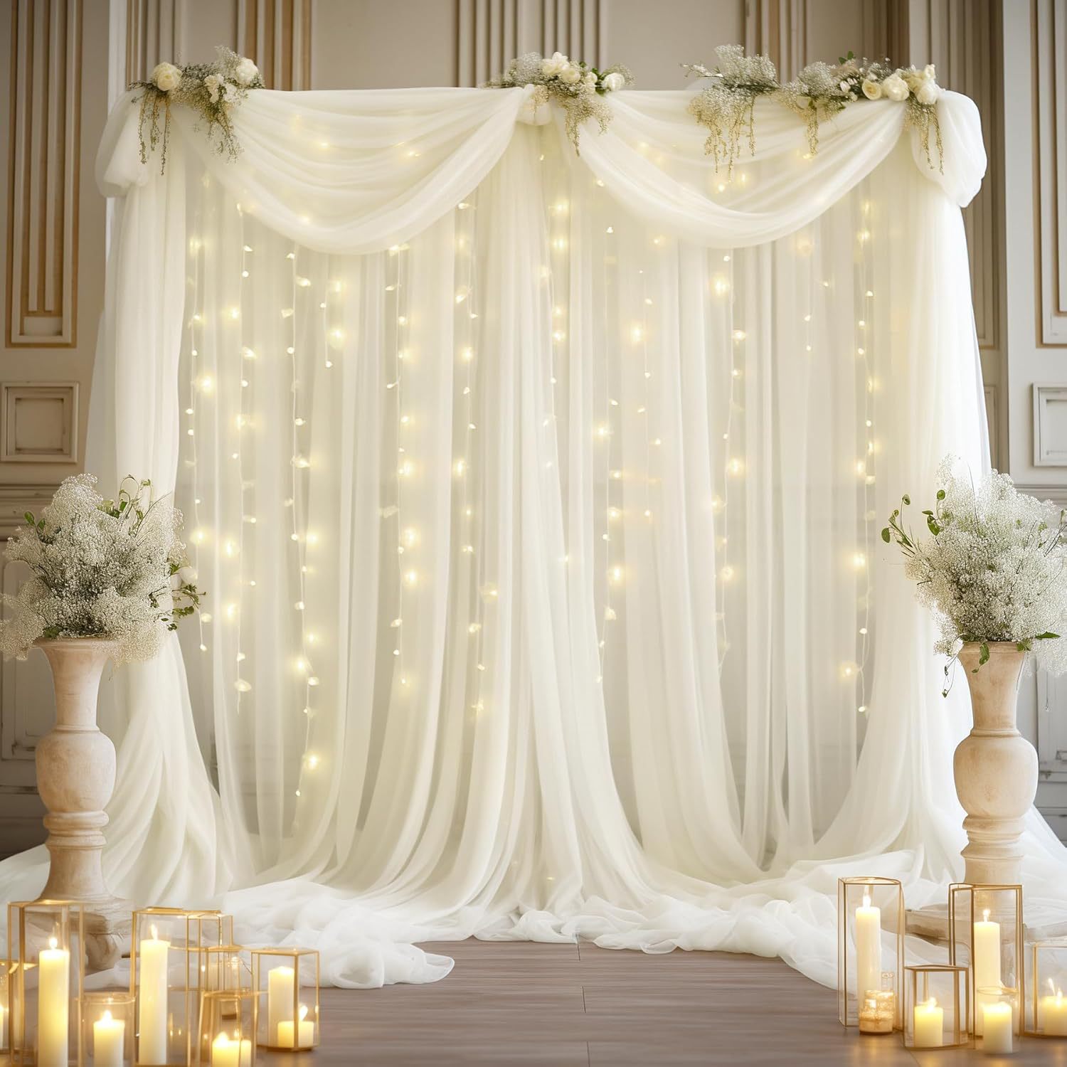 1er-Pack Hochzeits-Tüll-Hinter – Lighting Decor Photos Bewertung und Preis