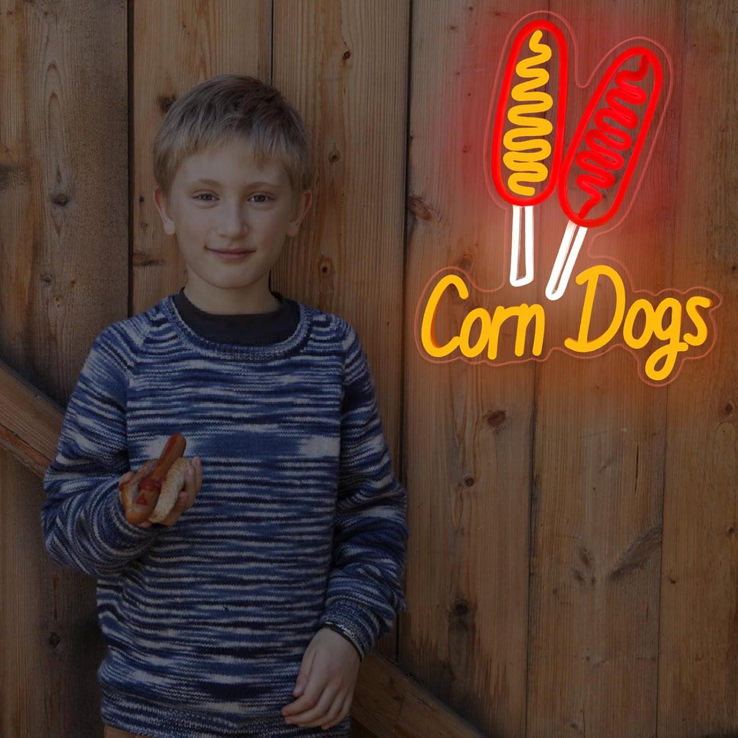 Corn Dog Neon-Schild Snack USB – Wall Decor Lighting Bewertung und Preis