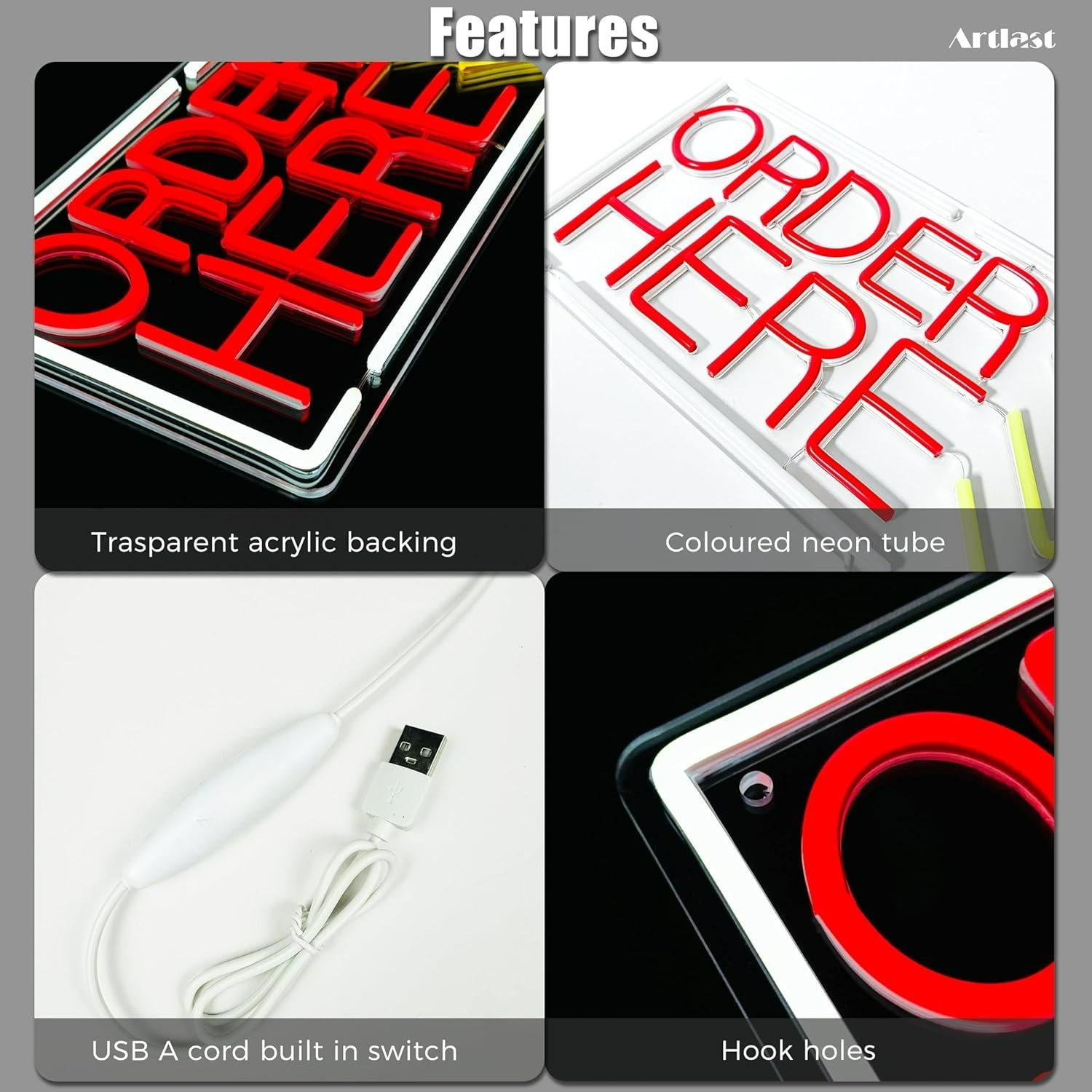 Neonschild mit USB-Anschluss u – Wall Decor Lighting Bewertung und Preis