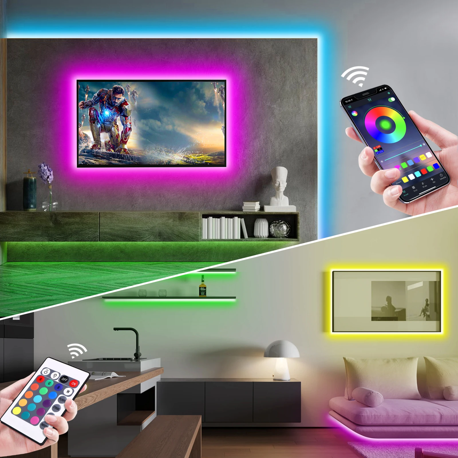1-5 m RGB LED Neon Streifen Li – Lighting Decor Ideas Bewertung und Preis